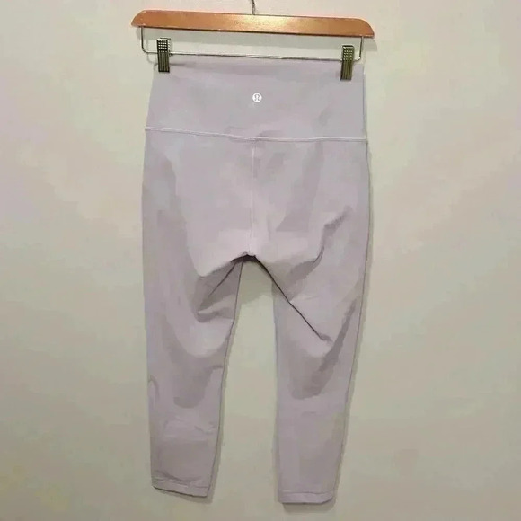 Lululemon Align High Ride Crop 23” Lilac/Light Purple Women’s Size 6 - Picture 3 of 10